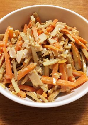 新ごぼうとにんじんのレンジサラダ-レシピのメイン写真