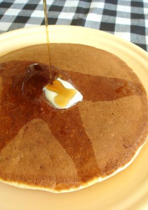 しっとり濃厚♡バナナ豆乳パンケーキ-レシピのメイン写真