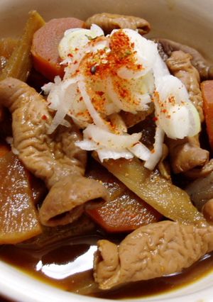 ヘルシー!低カロリー♪あっさりもつ煮!-レシピのメイン写真