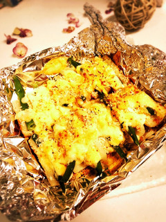 おつまみに✨ちくわインゲンマヨチー焼き-レシピのメイン写真