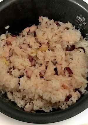 タコと椎茸だけで炊き込みご飯！たこ飯-レシピのメイン写真