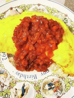 バターライスのオムライス-レシピのメイン写真