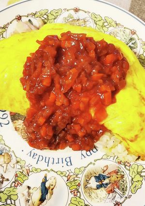 バターライスのオムライス-レシピのメイン写真