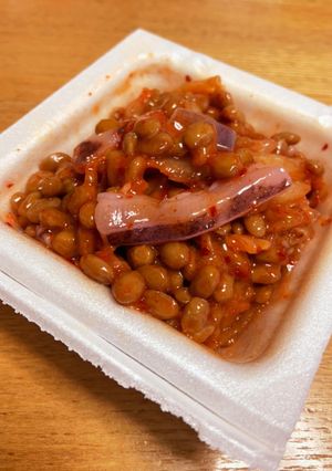 納豆キムチに☆イカの塩辛ぶっ込み-レシピのメイン写真