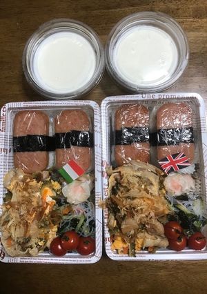 スパムおにぎりゴーヤチャンプルー弁当-レシピのメイン写真