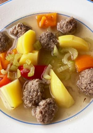 洋風肉だんごスープ-レシピのメイン写真