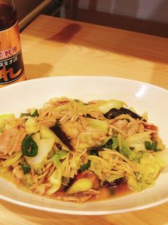 簡単!スタミナ源たれで肉野菜炒め-レシピのメイン写真