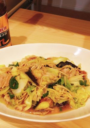 簡単！スタミナ源たれで肉野菜炒め-レシピのメイン写真