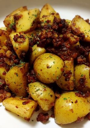 簡単おかず:じゃがいもコンビーフ炒め-レシピのメイン写真