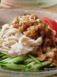 レンジで簡単♪棒棒鶏-レシピのメイン写真