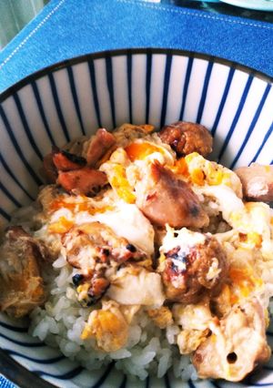 市販の焼き鳥で時短・簡単★焼き鳥卵丼-レシピのメイン写真