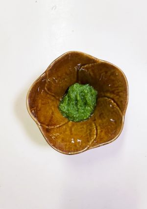 【離乳食初期】レンジでいんげんペースト-レシピのメイン写真