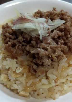 合挽き肉のそぼろ-レシピのメイン写真