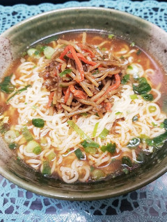 冷やし味噌ごぼうラーメン-レシピのメイン写真