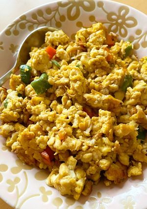 ヘルシー炒り豆腐-レシピのメイン写真