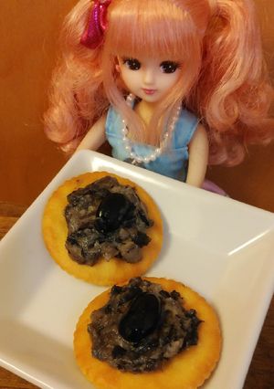 リカちゃん♡黒豆ディップʚ•ʚ•ʚ-レシピのメイン写真