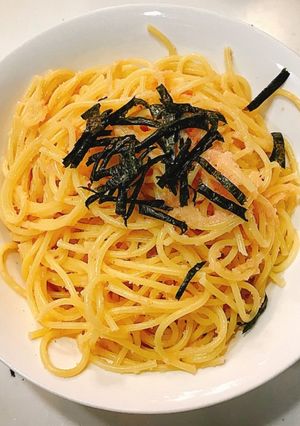 生クリームある日に！簡単タラコパスタ-レシピのメイン写真