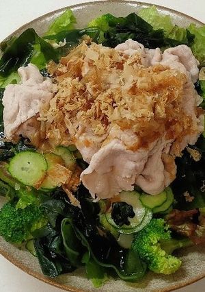 豚しゃぶサラダうどん-レシピのメイン写真