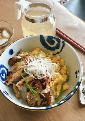 塩麹鶏のだし茶漬け-レシピのメイン写真