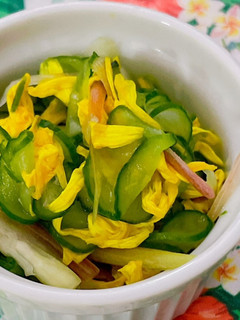 菊花のさっぱりカラフル酢の物-レシピのメイン写真