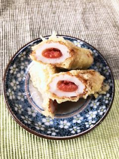 居酒屋再現レシピ!!ちくわ明太揚げ-レシピのメイン写真