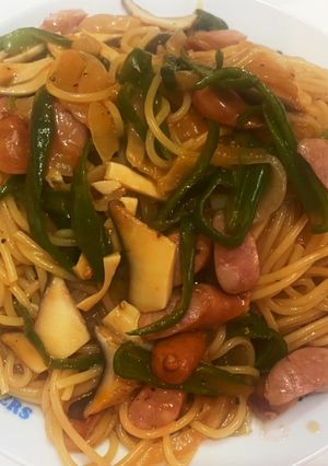 簡単ナポリタン 純喫茶風-レシピのメイン写真