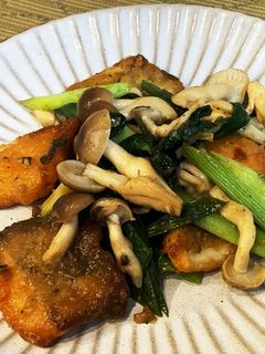 カレイとしめじのポン酢照り焼き-レシピのメイン写真