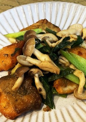 カレイとしめじのポン酢照り焼き-レシピのメイン写真