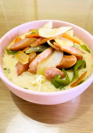 *冷やしミルク味噌ラーメン*-レシピのメイン写真