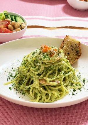 アボカドとエビのクリームパスタ-レシピのメイン写真