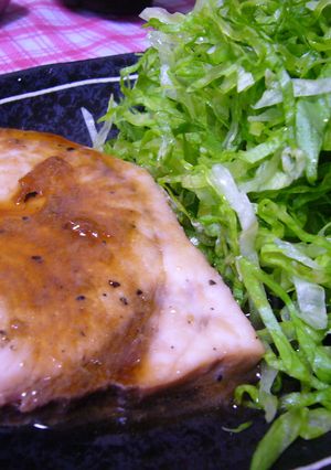 かじきマグロのしょうが焼き^^-レシピのメイン写真