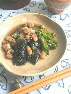 海老と茄子と獅子唐の炊いたん-レシピのメイン写真