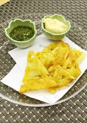 ジャガイモのガレットたらこクリームソース-レシピのメイン写真
