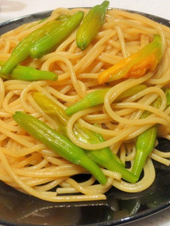 カンゾウの蕾の和風パスタ-レシピのメイン写真