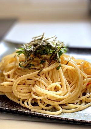 市販のソースとあかりで明太ペペロンチーノ-レシピのメイン写真