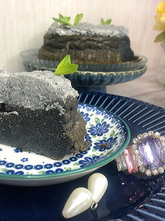 簡単★ ダブル黒ごまチーズケーキ-レシピのメイン写真