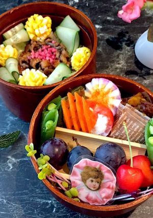文月2日 あなご弁当-レシピのメイン写真