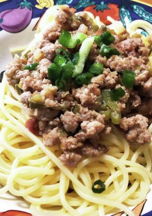 梅そぼろパスタ-レシピのメイン写真