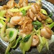 *ベビーホタテとセロリのバタぽん炒め*