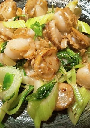 ＊ベビーホタテとセロリのバタぽん炒め＊-レシピのメイン写真