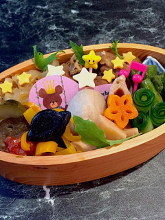文月1日 七夕ジャッキー弁当-レシピのメイン写真