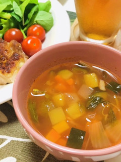トマトいらず!ケチャップでミネストローネ-レシピのメイン写真