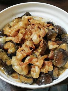 ナスと豚肉の味噌炒め-レシピのメイン写真
