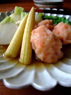 【冬野菜】蕪と海老団子のさっぱり煮-レシピのメイン写真