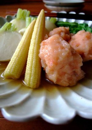【冬野菜】蕪と海老団子のさっぱり煮-レシピのメイン写真