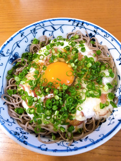 自然薯のぶっかけ月見そば-レシピのメイン写真