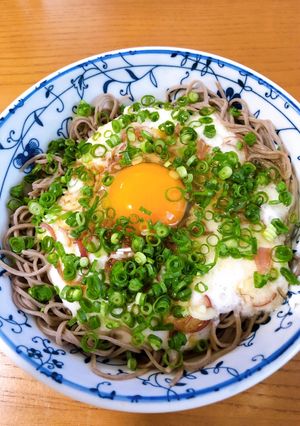 自然薯のぶっかけ月見そば-レシピのメイン写真