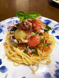 ひんやり簡単トマトの冷製パスタ-レシピのメイン写真