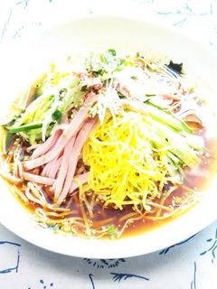 おだしで冷やし中華風ラーメン-レシピのメイン写真
