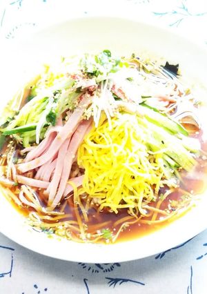 おだしで冷やし中華風ラーメン-レシピのメイン写真